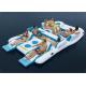 Party Inflatable Floating Island For Beach Vacation , Inflatable Lounge For Lake