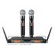 UR-24D/ HIGH QUALITY  TRUE DIVERSITY UHF wireless microphone system with IR selectable frequency/SHURE STYLE