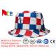 Colorful grid Fishman Bucket Hat Printing Fashion For man woman