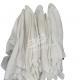 Factory direct 100% cotton textile waste cut Fabric pieces white cleaning cloth cutting used bed sheets White Sheeting W