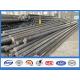 35FT Galvanized Metal Steel Pole 355Mpa Tensile Strength 3.0mm Thickness