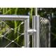 Softly Flex Decorative Wire Mesh Fencing , PVC / Nylon Woven Rope Mesh