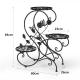 Outdoor Rustproof 64*60*26cm Iron Plant Shelf / Metal Plant Display Stand