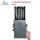 4G 5G GPS Lojack Portable Signal Jammer 12w 12 Bands Nylon Case 30m Radius