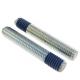 Steel Custom Fasteners Thread Stud Bolt M5 Rod Headless Blue Nylock Locking