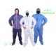 Blue Surgical Sterile Disposable Protective Gowns ISO CE 35-60G Polyethylene