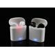 Cordless In Ear Bluetooth Earphones White Color Multi Function Button