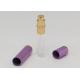 Ribbed Empty 8ml Mini Perfume Atomiser Purple Color For Perfume Spray