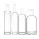 Customized Shape 750ml Vodka Liquor Glass Bottle with SCREW CAP and Cork Sealing Type