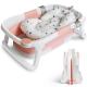 Lightweight Baby Bathtub Plastic Collapsible Bathtub With Electronic Thermometer