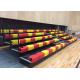 Mental Platform Telescopic Seating Systems For Polymer Bench Low Maintenance