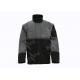Dark Gray Industrial Work Clothes , Mens Waterproof Work Jacket Anti Shrink