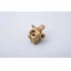 Custom Metal Steel Brass Joint Bronze CNC Machining Joint Copper Machined Connector