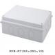 Square Plastic Waterproof Junction Box / External Electrical Junction Box