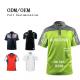 Men's Polo Shirt Full Customization Polyester Green Club Print Cricket Jersey for Club