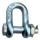 Electric galvanized Screw Pin Anchor Shackle Drop Forged Bolt Type Chain Shackle 85T