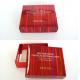 Personalized Red Presentation Gift Cardboard Boxes with Lid for Wedding