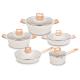 10-Piece Non-Stick Aluminum Pot Medical Stone pot Set