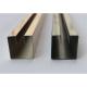Mirror Finish Gold Stainless Steel Angle U Shape Trim 316 304  for wall  ceiling door frame border furniture decoration