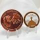 Hot Item Factory Custom Souvenir Gold Silver Two Tone Plating Coin Logo 3D