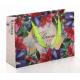 Customized Recycle Promotion Popular Colorful Flower Gift Paper Bag