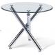 Modern round glass dining table furniture