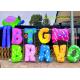 Custom Inflatable 3D Art Letter Inflatable Logos For Event Decoration And Branding