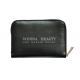 Mini Simple Makeup Brush Bag Travel Case Box Container Kit Holder With Mirror