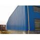 Double Layer EPS Wall Q235 Warehouse Steel Frame With PVC Windows