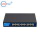 10/100/1000Mbps 24port Gigabyte LAN RJ45 Network Ethernet Hub Switch with best factory price