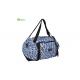 600D Printing Structured  Travel Durable Duffle Bag with double Nylon Zip