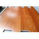 Afrormosia Engineered hardwood flooring, stained color and semi-gloss finishing