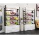 Colorful Underwear Clothing Display Racks With Cabinet 1200*400*2000mm