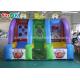 Inflatable Lawn Games Garden Inflatable Sports Games Shooting Basketball Hoop And Football Gate With Air Blower