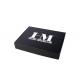 Black Gift Custom Printed Boxes , Corrugated Paper Custom Cardboard Boxes