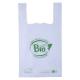 Custom Printed Biodegradable T Shirt Bags Plastic PLA PBAT Cornstarch