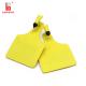 TOP TPU Long Range 860MHZ Uhf Rfid Animal Ear Tag For Cow Calf Farm Tracking In yellow