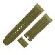 Stiff Silicone 24mm Mens Rubber Watch Bands Custom Shape