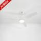 Low Profile DC110V Dimmable LED Ceiling Fan Reversible Quiet DC Motor