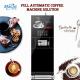 H 1830mm Floor Standing Coffee Machine Bean Coffee Vending Machine 3000W
