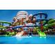 Kids Fiberglass Water Park Slide Outdoor Water Play Carnival Rides