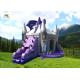 Purple Dragon Inflatable Jumping Castle With Slide For Birthday