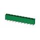 Green Terminal Block Connector Pluggable 1*13P PA66 SN Plated DIP Wafer H15.9mm