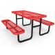 8 People ISO14001 Certified Metal Picnic Table Bench Set