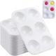 Easy Clean Plastic Paint Pallet Tray Painting Tools For Acrylic Drawings