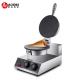 CE Certified Electric Stainless Steel Waffle Baker Machine for Ice Cream Waffle Cones