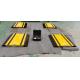 Overloading multi-axle Vehicle Scales with Low Profile portable axle weigh pads Wheel scales