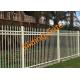 Decorative Courtyard Automatic Driveway Gates , Electric Metal Gates Heat Treated