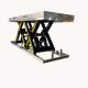 Double Horizontal Heavy Duty Hydraulic Lift Table 2000kg Max Height 39.37in