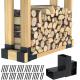 Adjustable Heavy Duty Firewood Rack Bracket for 2x3 Timber Single-side Structure